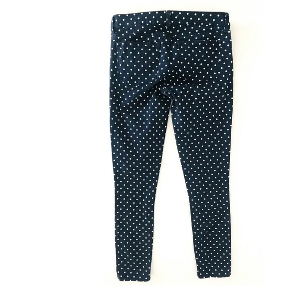 J Crew | Womens Polka Dot Toothpick Jeans - Picture 6 of 10